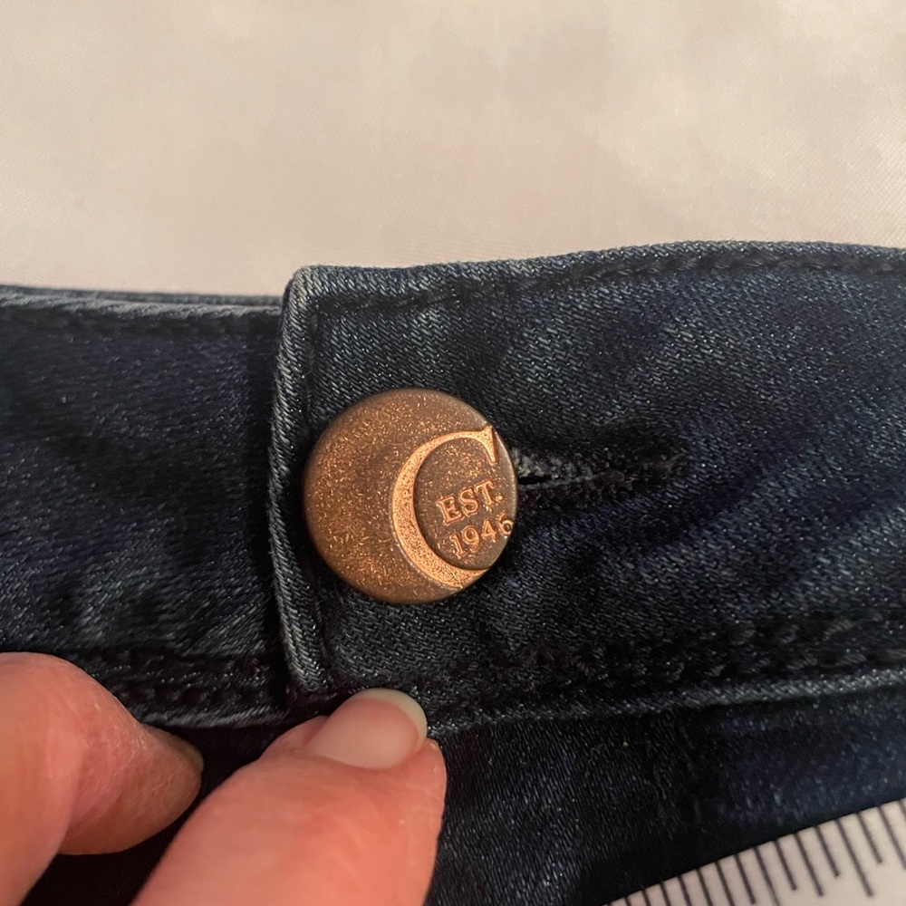 C Est. 1946 Contemporary Women’s Blue Cropped Jeans,‎  Subtle Fading, Size 10 - Picture 6 of 14